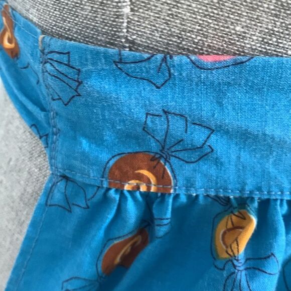 Vintage Handmade Half Apron Wrapped Candy Pattern - Picture 5 of 17